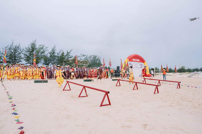 Team building: Chơi để gắn kết “Hào khí Đông A”-chương trình team building tái hiện lại lịch sử dân tộc.