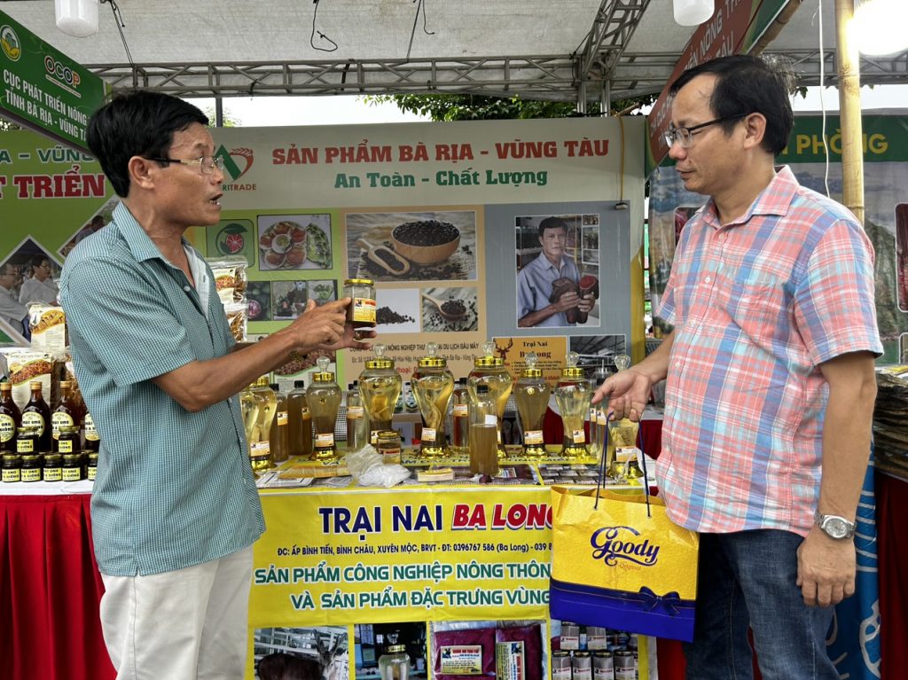 Sản phẩm OCOP Bà Rịa-Vũng Tàu tham gia triển lãm tại Hà Nội