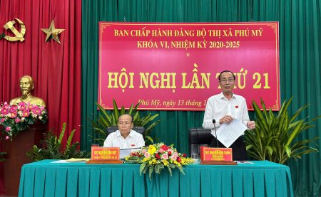 Hoàn thành xây dựng Đề án thành lập thành phố và các phường thuộc Phú Mỹ